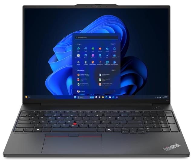 Изображение Ноутбук Lenovo ThinkPad E16 Gen 2 (Intel 155H 1400 МГц/ SSD 512 ГБ  /RAM 16 ГБ/ 16" 1920x1200/VGA встроенная/ Windows 11 Pro) (21MA001MUE_Win11P)