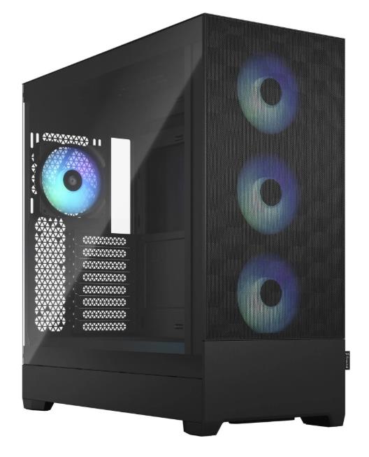 Изображение Корпус Fractal Design Pop XL Air RGB Black TG Clear (mATX, ATX, Mini-ITX, EATX, черный, без БП)/(FD-C-POR1X-06)
