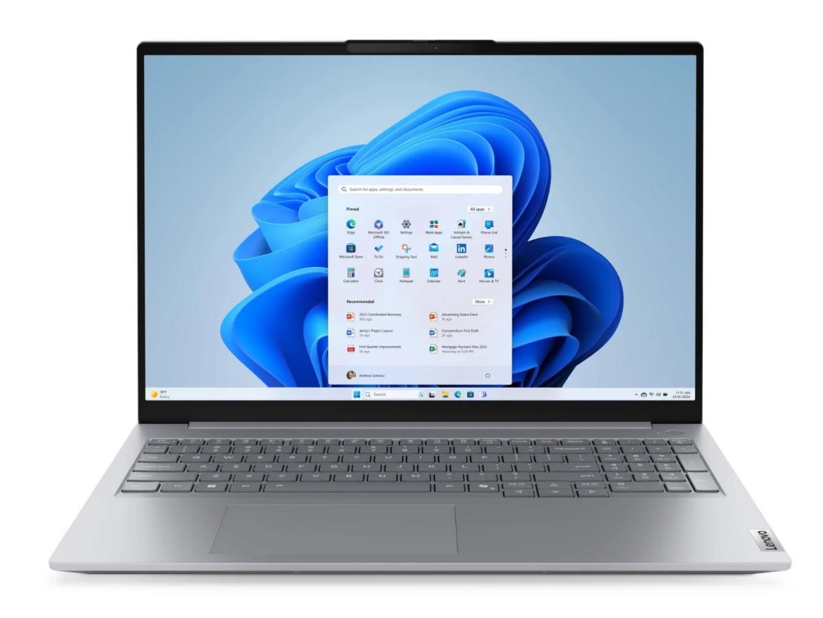 Изображение Ноутбук Lenovo ThinkBook 16 G8 IRL (Intel 250H 2500 МГц/ SSD 512 ГБ  /RAM 16 ГБ/ 16" 1920x1200/VGA встроенная/ Windows 11 Pro) (21SHA07TCD_PRO)