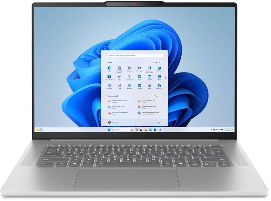 Изображение Ноутбук Lenovo IdeaPad Slim 5 15ARP10 (AMD 7735HS 3200 МГц/ SSD 1024 ГБ  /RAM 32 ГБ/ 15.1" 2560x1600/VGA встроенная/ Windows 11 Pro) (83J3001YRK_Win11P)