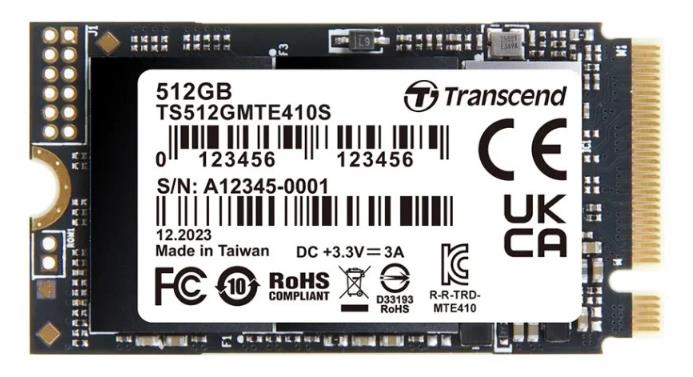 Изображение SSD диск Transcend MTE410S 512 Гб 2242 (TS512GMTE410S)