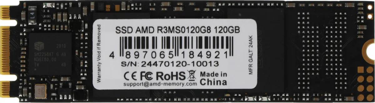 Изображение SSD диск AMD R3MS0120G8 120 Гб 2280 (R3MS0120G8)