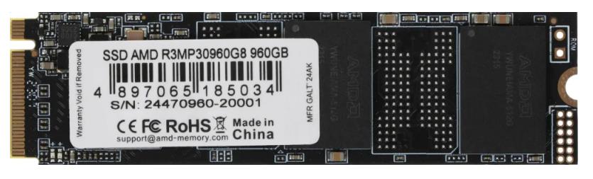 Изображение SSD диск AMD R3MP30960G8 960 Гб 2280 (R3MP30960G8)