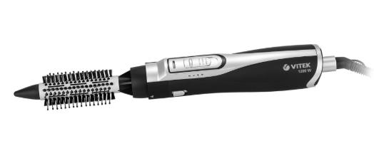 Изображение Фен-щетка VITEK VT-8250 (1200 Вт /серебристый, черный)