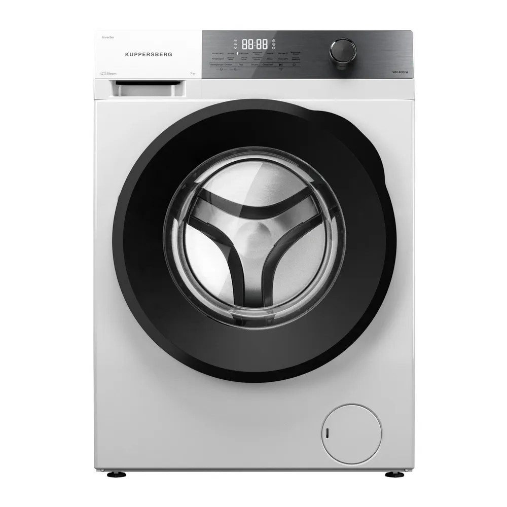Изображение Стиральная машина Kuppersberg WM 400 W, белый (фронтальная, 7 кг, 1200 об/мин )