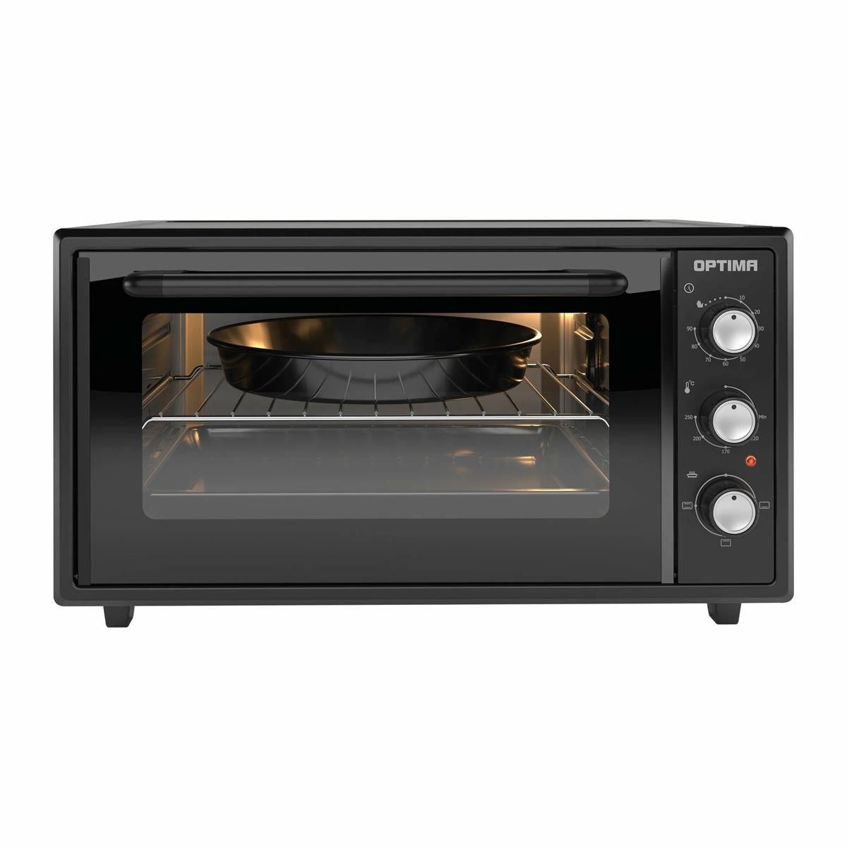 Изображение Электропечь Optima MO-48BL (48 л /1600 Вт /черный)