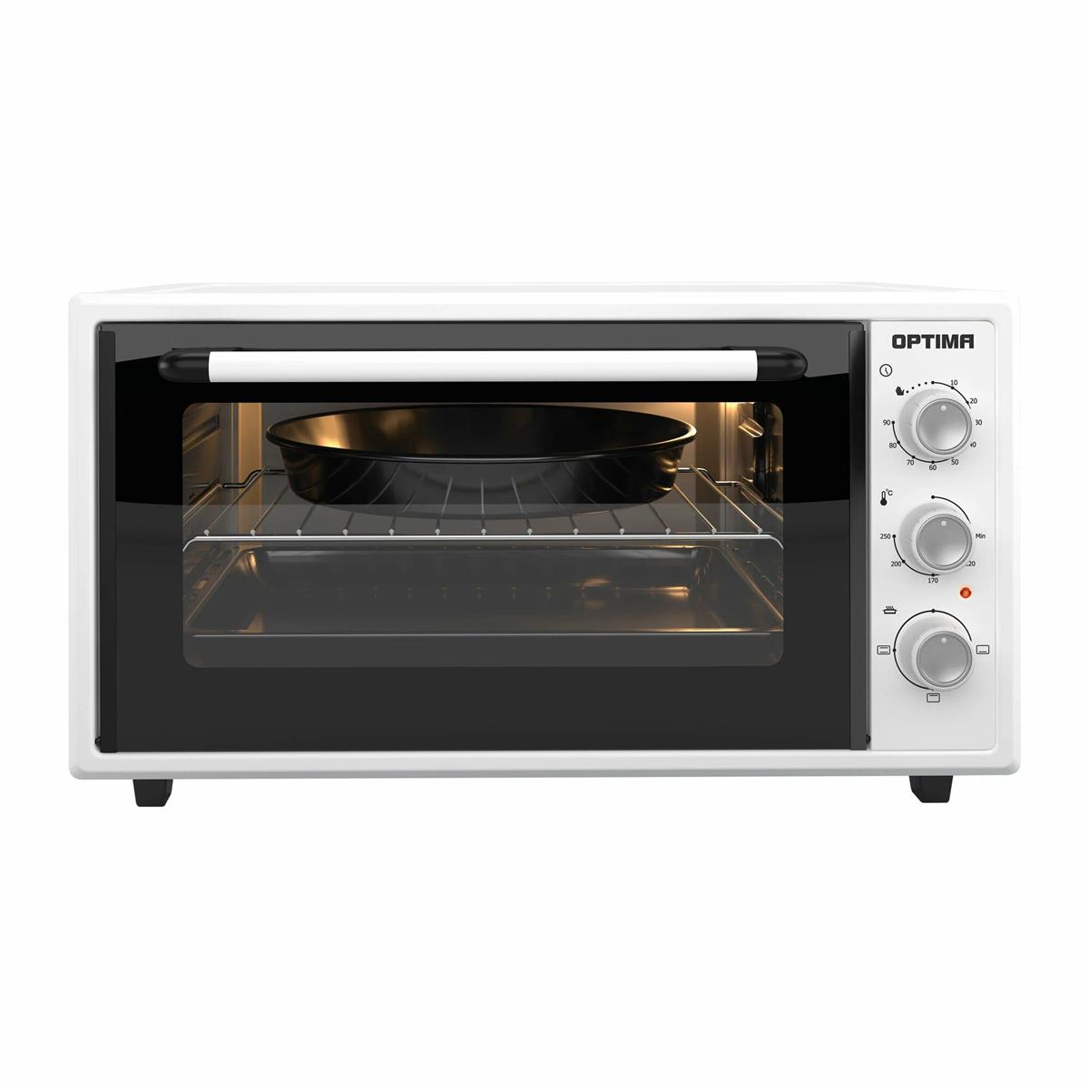 Изображение Электропечь Optima MO-48W (48 л /1600 Вт /белый)