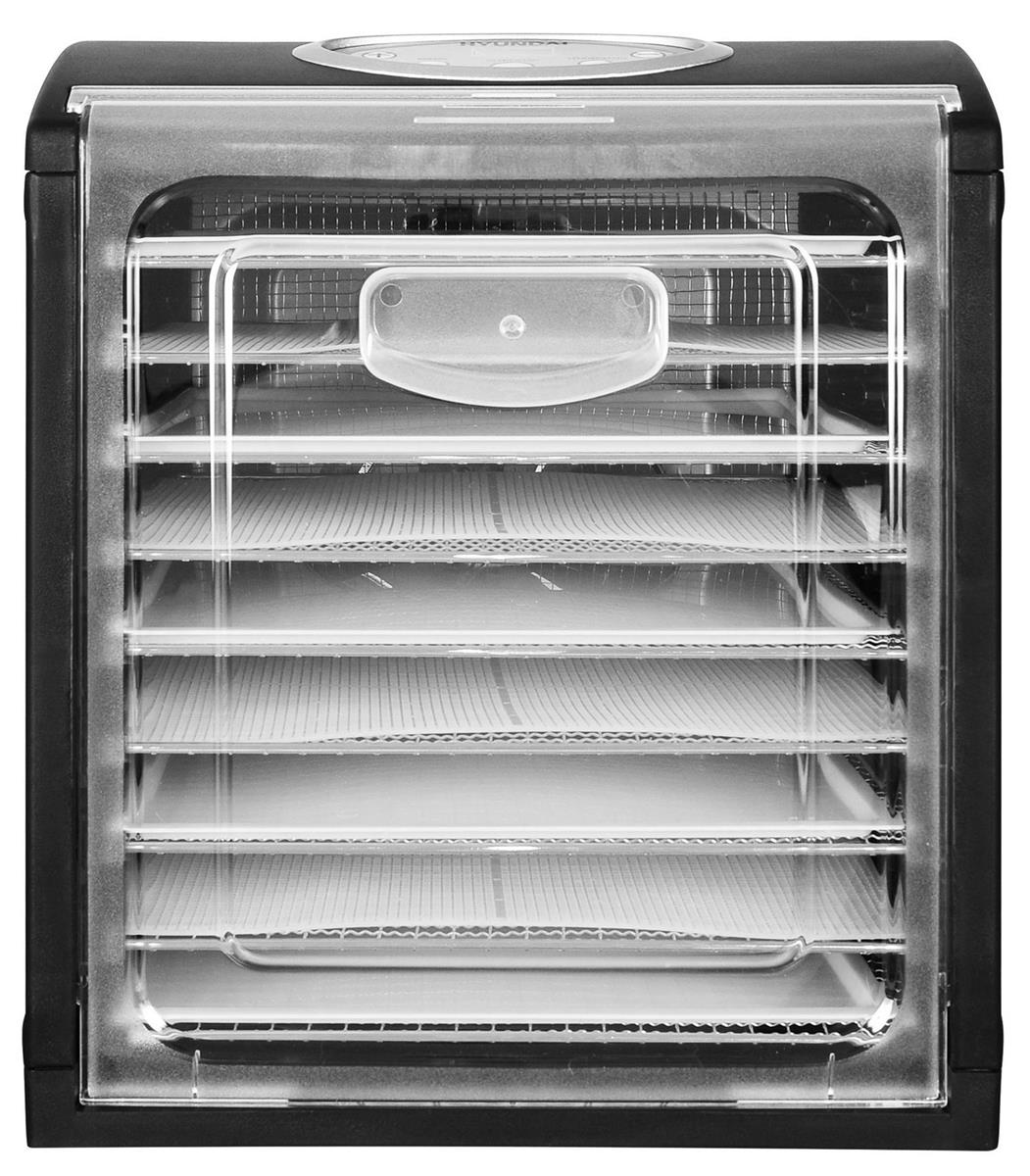 Изображение Сушилка для овощей Hyundai HYFD-P1801 18под. (поддонов 18 шт, 700 Вт , черный)