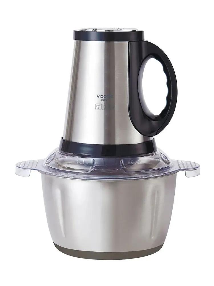 Изображение Блендер Viconte VC-0452 (чоппер/1200 Вт/серебристый)