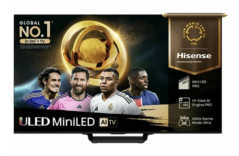 Изображение Телевизор Hisense 85U7Q PRO 85" HDR, 4K Ultra HD Smart TV черный