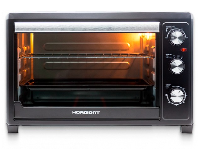 Изображение Электропечь Horizont MO-4501B (45 л /2000 Вт /черный)