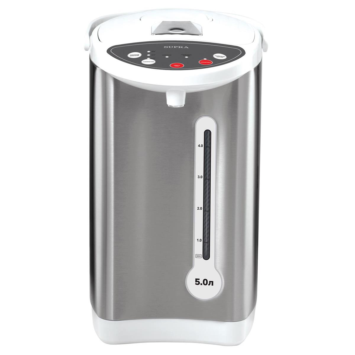 Изображение Термопот Supra TPS-5003 (5 л /900 Вт /белый, серебристый)