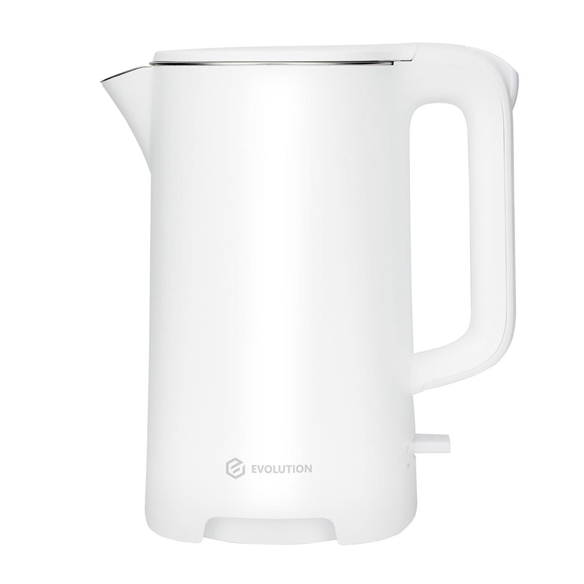 Изображение Электрический чайник EVOLUTION KP18171 White (1800 Вт/1,7 л /пластик/белый)