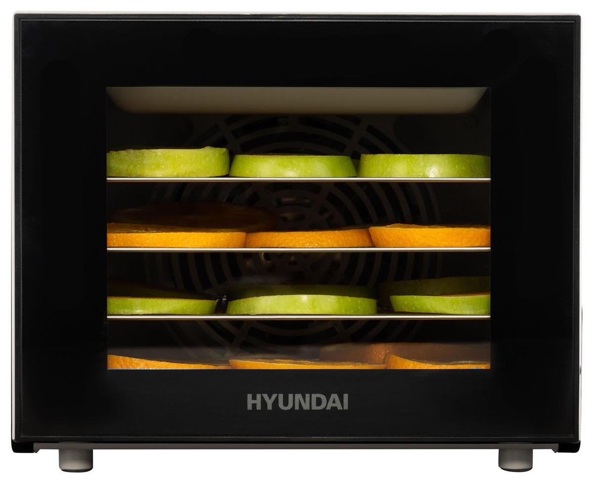 Изображение Сушилка для овощей Hyundai HYFD-1204 (поддонов 8 шт, 400 Вт , черный)