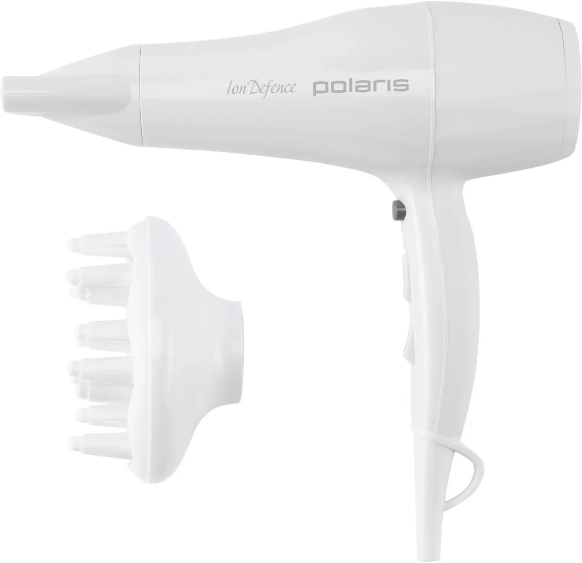 Изображение Фен Polaris PHD2250TDi (2200 Вт /белый)