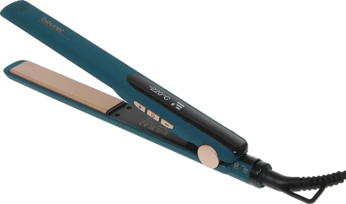 Изображение Щипцы для волос Beurer HS50 Ocean бирюзовый (52 Вт /200 °C/керамико-кератиновое)