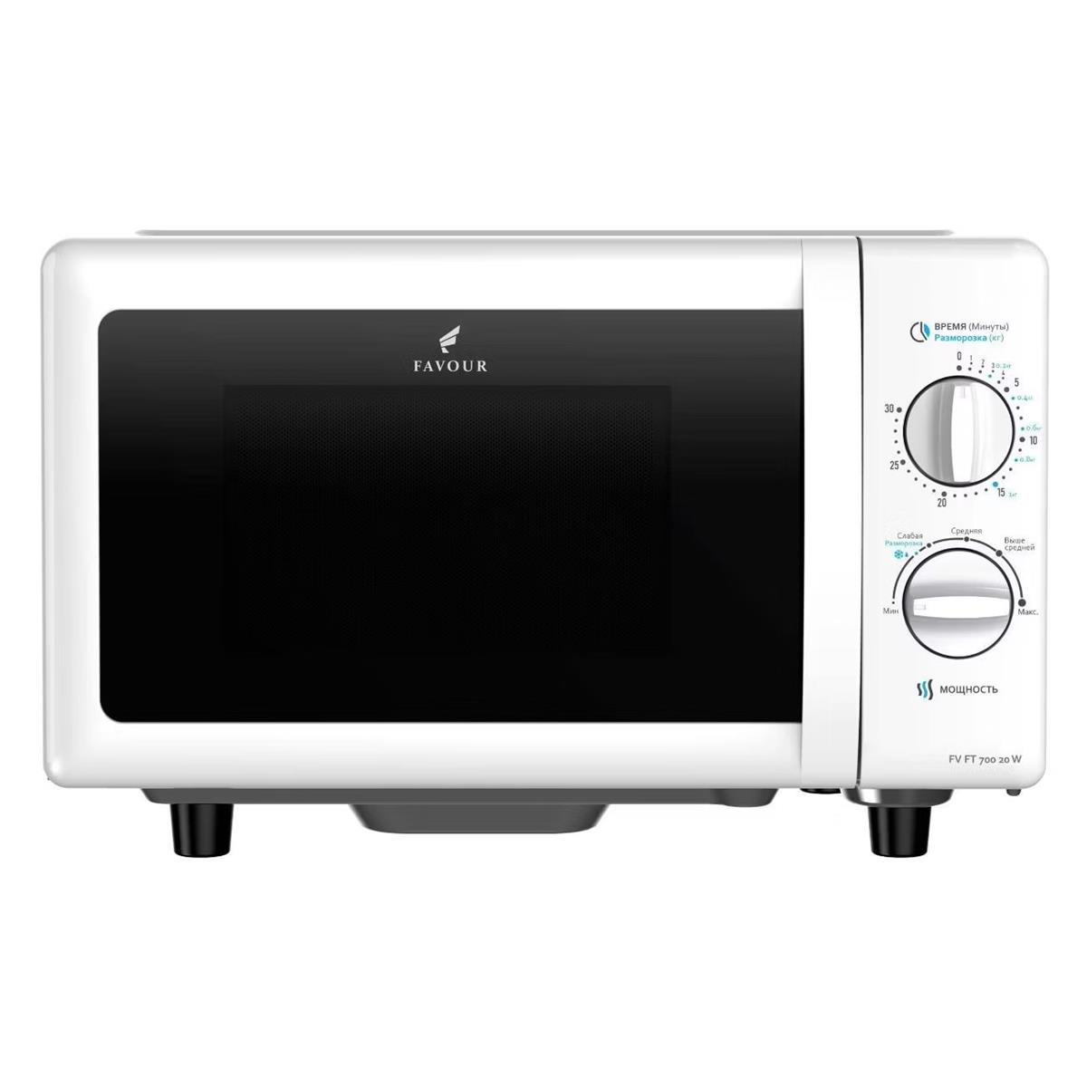 Изображение Микроволновая печь Favour FV FT 700 20W (700 Вт  20 л    белый)