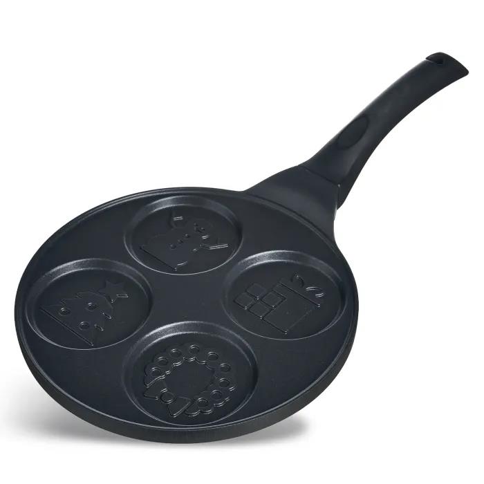 Изображение Сковорода для оладий AGNESS 932-033 ЗИМНЯЯ ЗАБАВА (21,5 см )