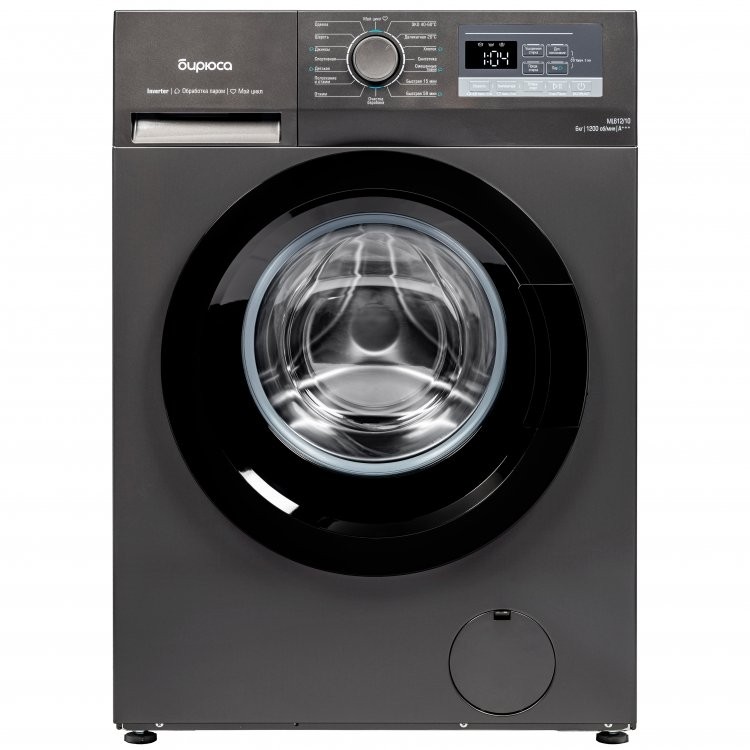 Изображение Стиральная машина Бирюса WM-ML612/10 DM, серый (фронтальная, 6 кг, 1200 об/мин )