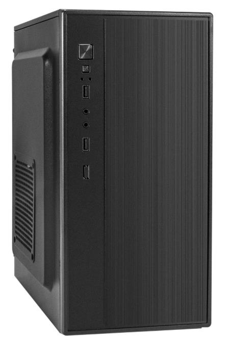 Изображение Корпус ExeGate BAA-408 Black (mATX, Mini-ITX, черный, без БП)/(EX298151RUS)