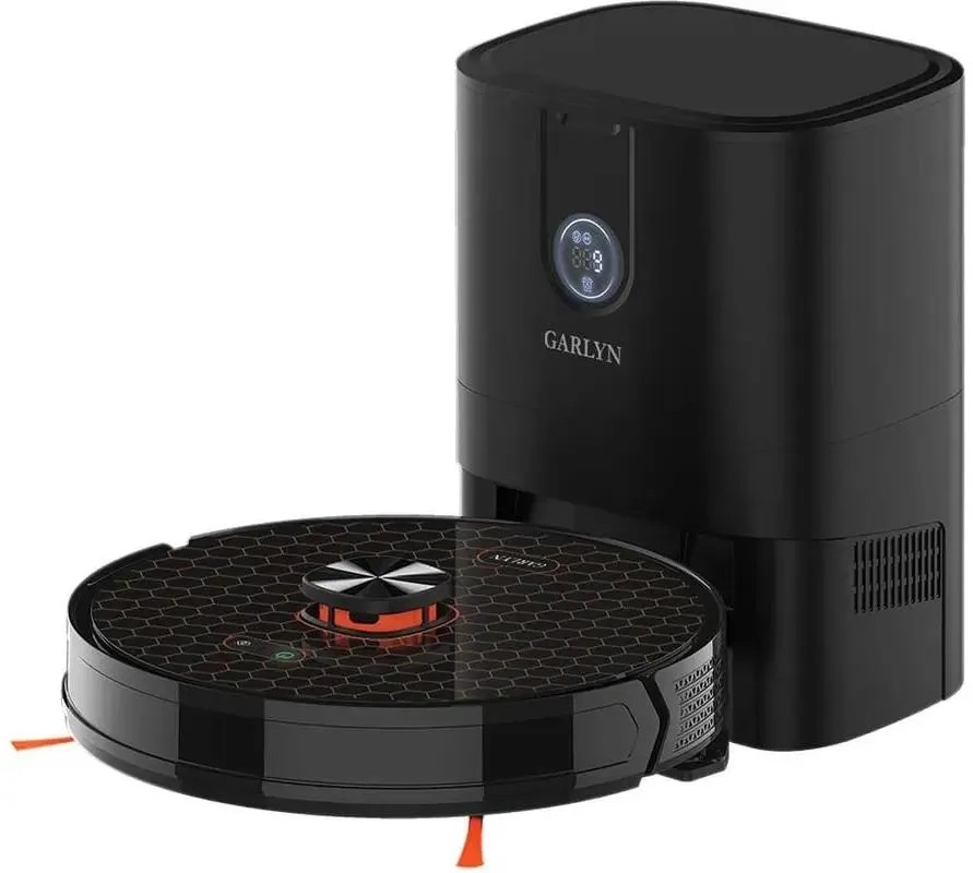 Изображение Робот-пылесос Garlyn SR-850 (сухая и влажная уборка/черный, оранжевый)