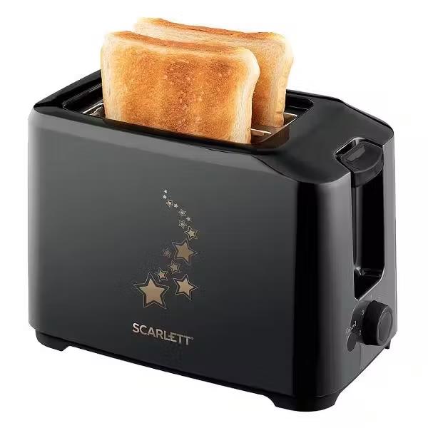 Изображение Тостер Scarlett SC-TM11023 (Gold Stars) (700 Вт  черный)