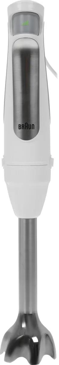 Изображение Блендер Braun MQ7000WH (погружной/1000 Вт/серебристый, белый)
