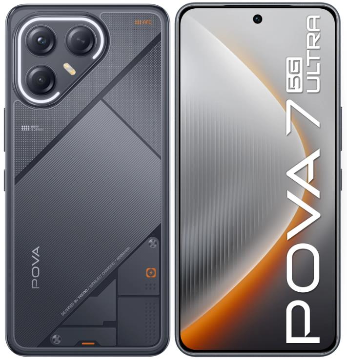 Изображение Смартфон TECNO Pova 7 Ultra 5G (256 Гб/8 Гб) черный