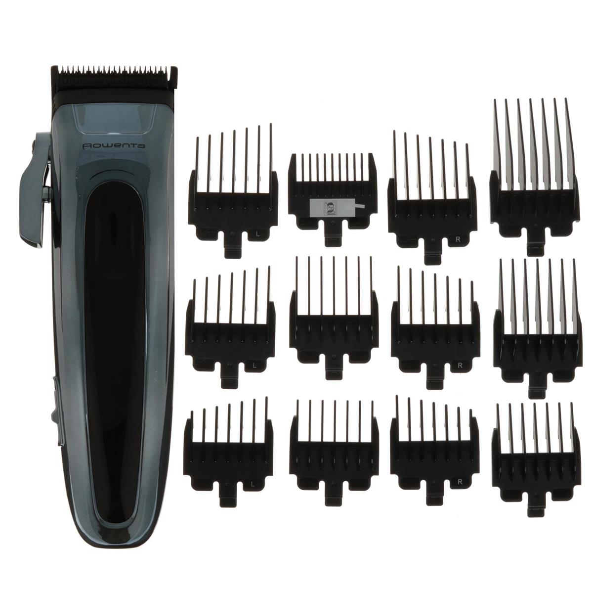 Изображение Машинка для стрижки бороды и усов, головы Rowenta TN1551E0, серебристый, черный