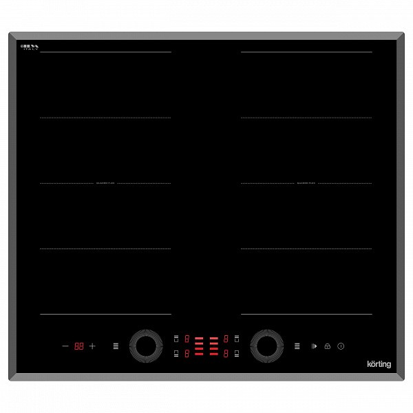Изображение Варочная панель Korting HIB 68700 B Quadro (черный)