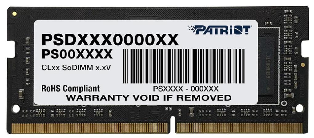 Изображение Оперативная память 8 GB DDR4 Patriot Signature (25600 МБ/с, 3200 МГц, CL22)