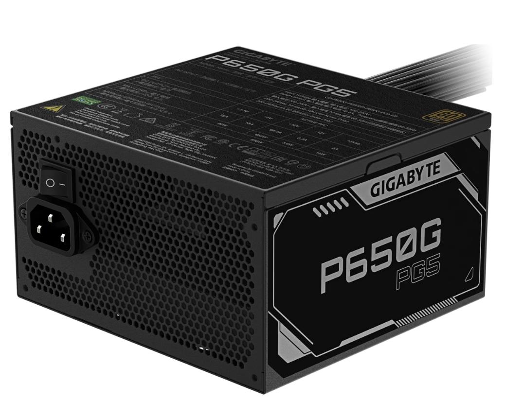 Изображение Блок питания GIGABYTE GP-P650G PG5 (GP-P650G PG5) (650 Вт )