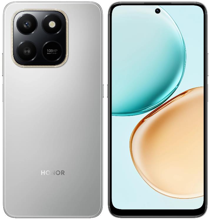 Изображение Смартфон HONOR X7d (256 Гб/8 Гб) серый