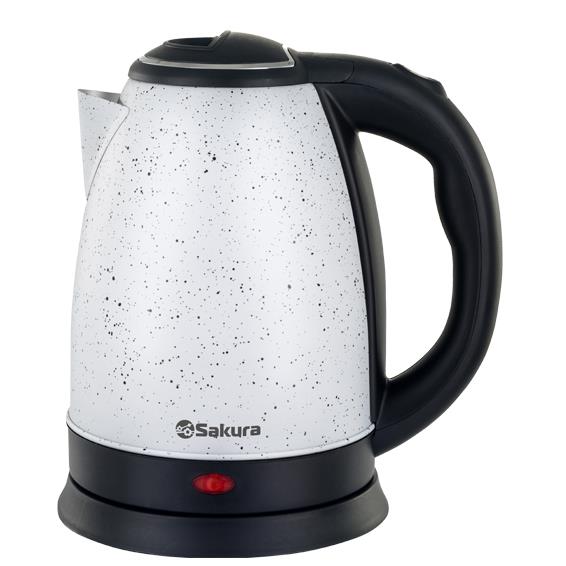 Изображение Электрический чайник Sakura SA-2134DС (1800 Вт/1,8 л /нержавеющая сталь/кремовый)