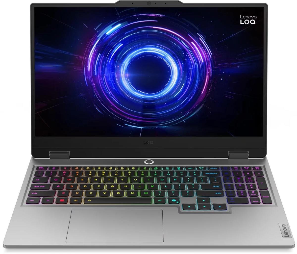 Изображение Ноутбук Lenovo LOQ 15IRX10 (Intel 13450HX 2400 МГц/ SSD 512 ГБ  /RAM 24 ГБ/ 15.6" 1920x1080/VGA дискретная/ Без ОС) (83JE009GPS)