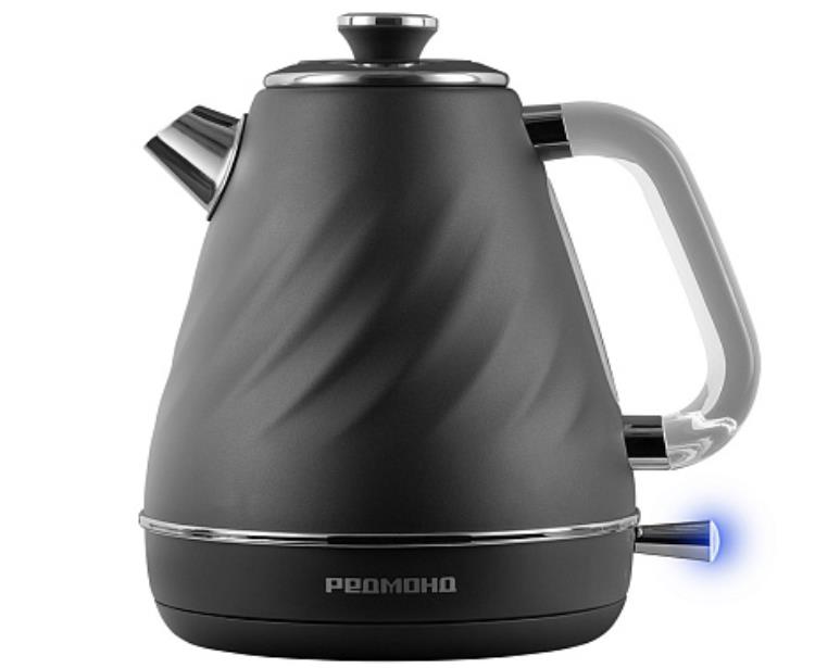 Изображение Электрический чайник REDMOND KM-246  (2200 Вт/1,7 л /пластик, нержавеющая сталь/серый)