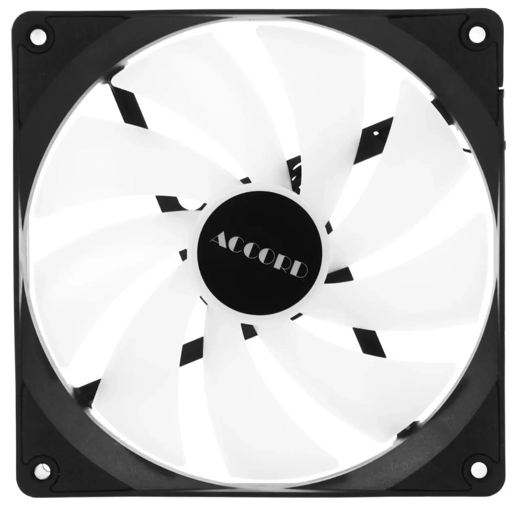 Изображение Вентилятор Accord ACC-C14 ARGB BLACK (1200 об/мин , 140x140x25 мм,3-pin)