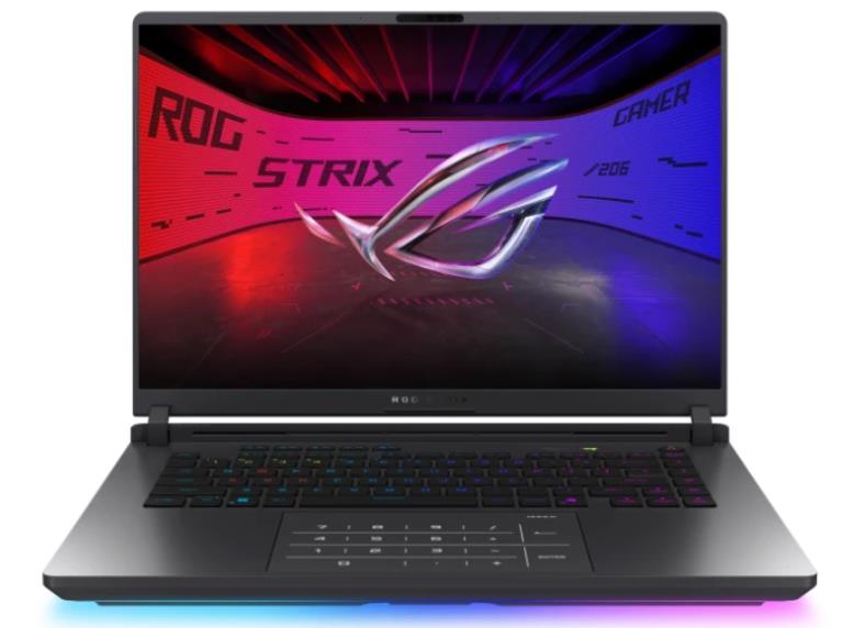 Изображение Ноутбук Asus G615JHR ROG Strix G16 (Intel 14650HX 2200 МГц/ SSD 1024 ГБ  /RAM 16 ГБ/ 16" 2560x1600/VGA дискретная/ Без ОС) (90NR0LL1-M00210)