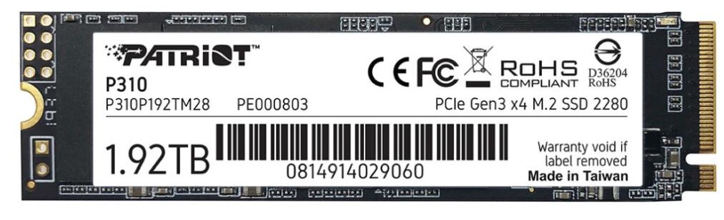 Изображение SSD диск Patriot P310 1920 Гб 2280 (P310P192TM28)