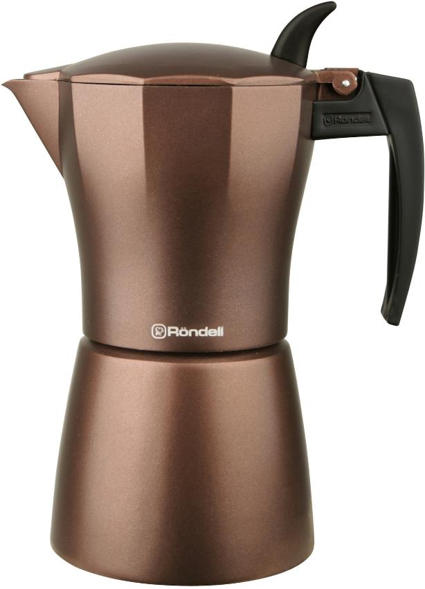 Изображение Гейзерная кофеварка Rondell Kortado RD-995 (BN) коричневый, 0,3 л. (0,3 л )