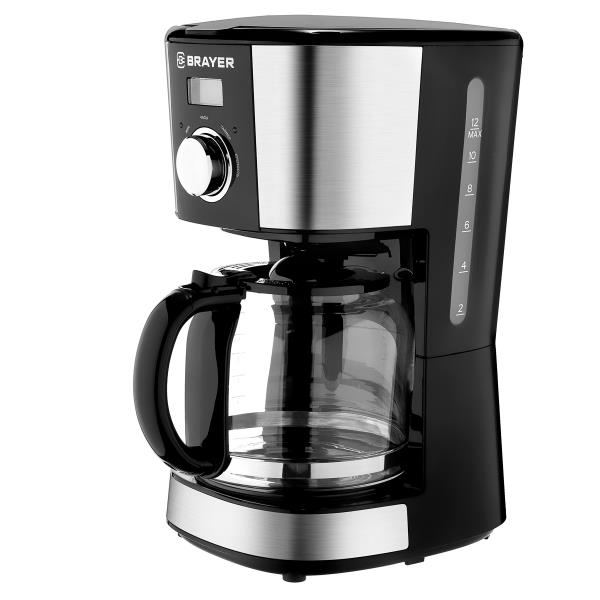 Изображение Кофеварка Brayer BR1122 черный (капельная/1,5 л /900 Вт )