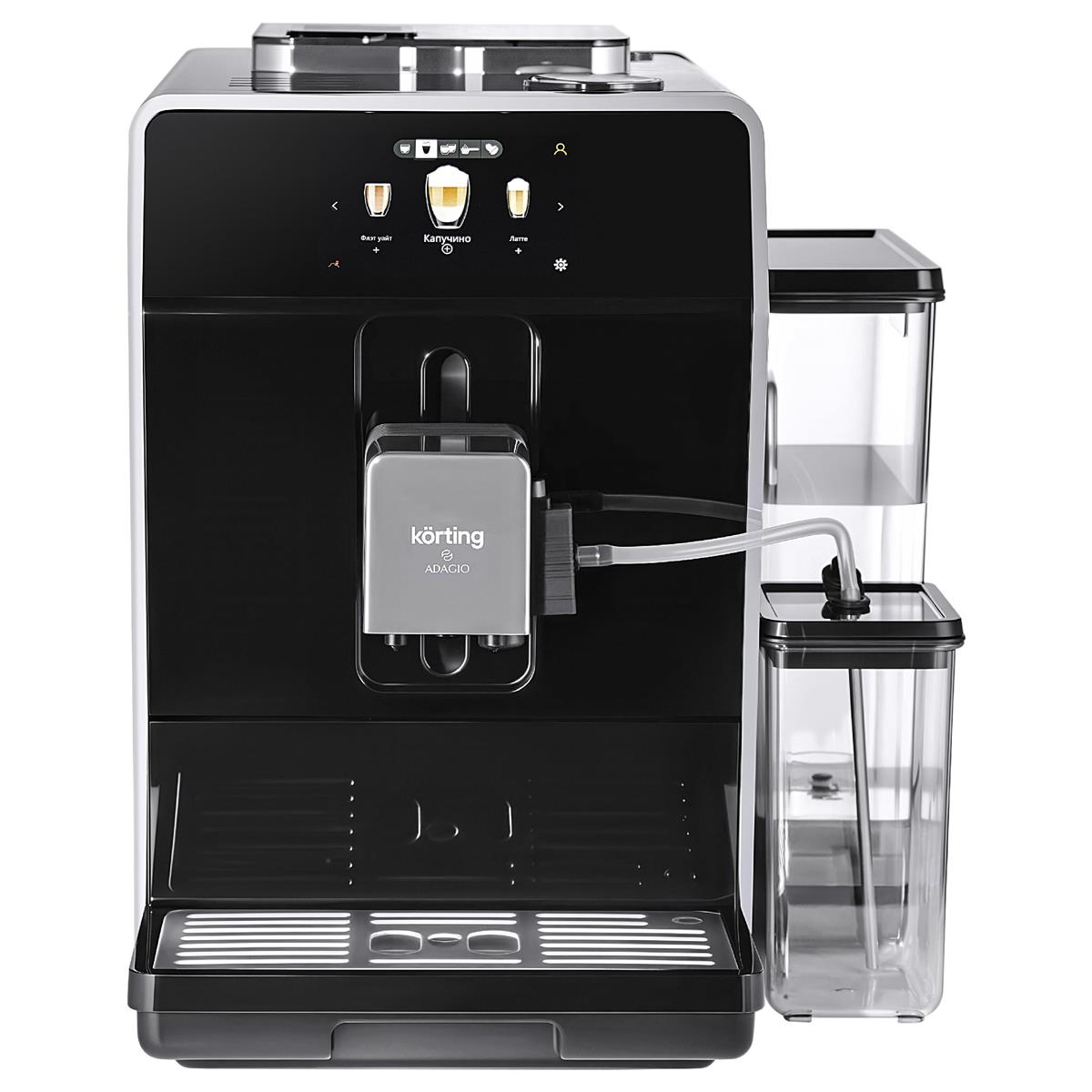 Изображение Кофемашина Korting KACM 2004 ADAGIO (1580 Вт /20 бар/черный)