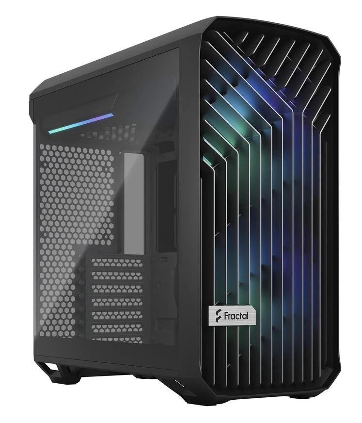 Изображение Корпус Fractal Design Torrent Compact RGB Black TG Light Tint (mATX, ATX, Mini-ITX, EATX, SSI EEB, SSI CEB, черный, без БП)/(FD-C-TOR1C-02)