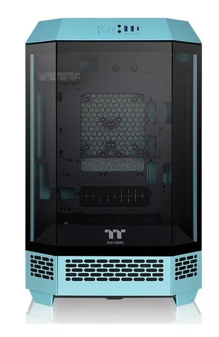 Изображение Корпус Thermaltake The Tower 300 Turquoise (mATX, Mini-ITX, синий, без БП)/(CA-1Y4-00SBWN-00)