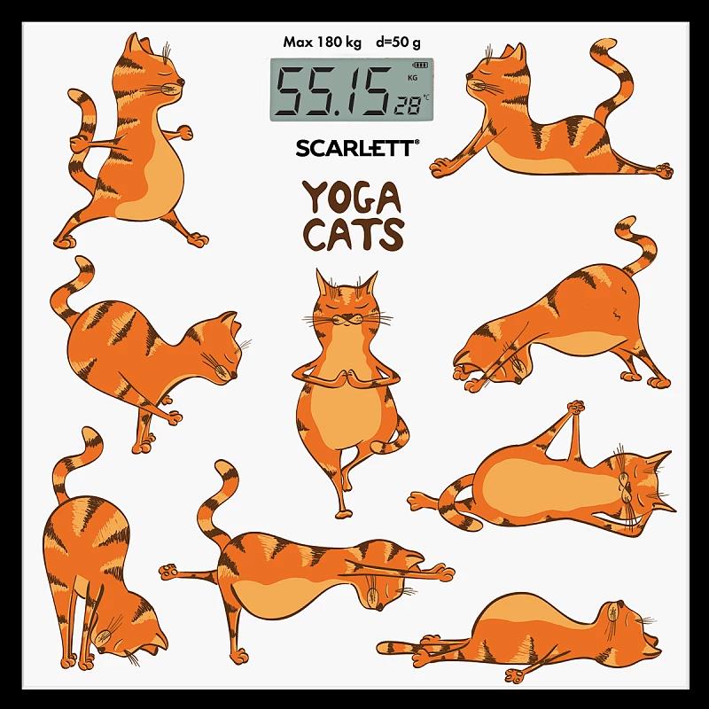 Изображение Весы Scarlett SC-BS33E077,белый, рисунок