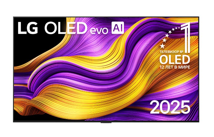 Изображение Телевизор LG OLED65G5RLA.ARUG 65" HDR, 4K Ultra HD Smart TV серебристый, черный