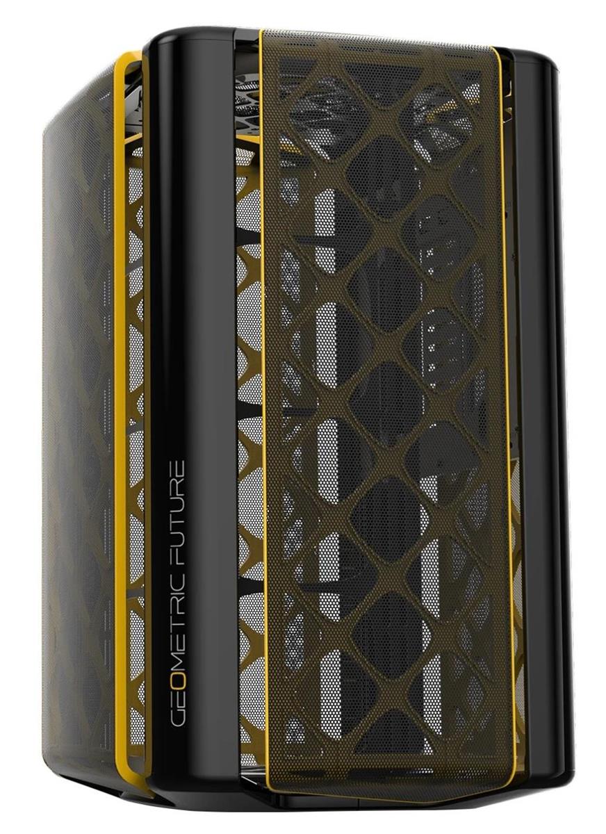 Изображение Корпус Geometric Future Model 2 The Ark Black (mATX, Mini-ITX, черный, без БП)/(1AM2AKBK00100)