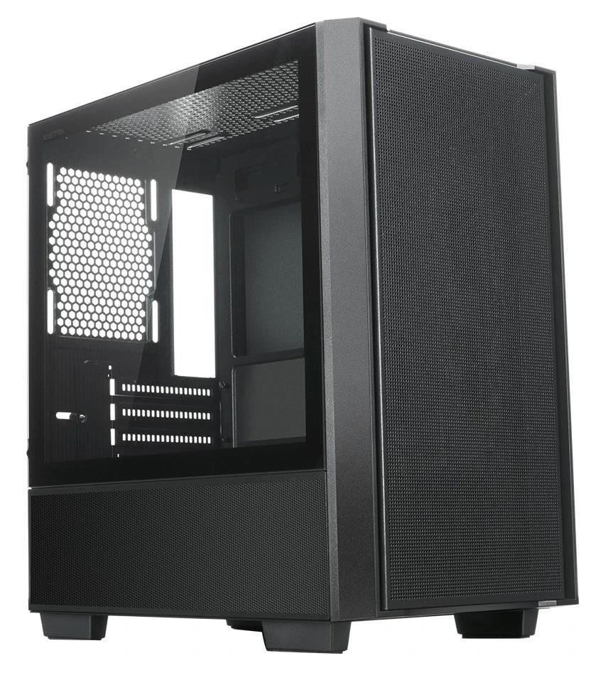 Изображение Корпус XASTRA A400M 0F Black (mATX, Mini-ITX, черный, без БП)/(A400M-0F)