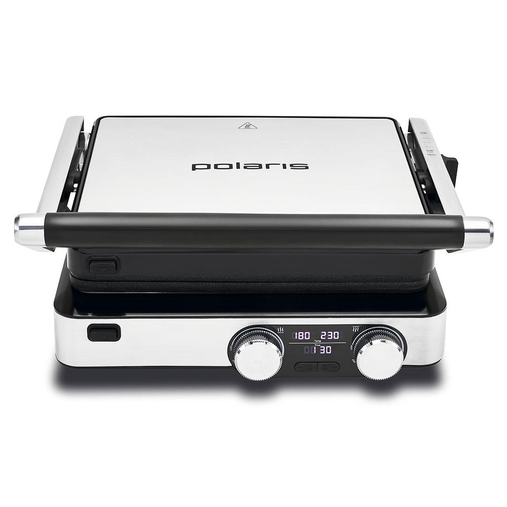 Изображение Электрический гриль Polaris PGP 2302D 2000 Вт серебристый, 2000 Вт