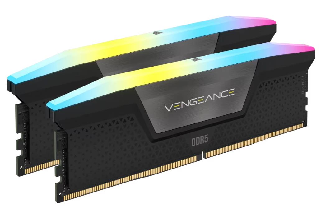 Изображение Оперативная память 2x64 GB DDR5 Corsair Vengeance RGB (51200 Мб/с, 6400 МГц, CL42)